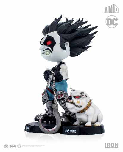 Lobo and Dawg Statue - DC Comics - MiniCo - Iron Studios