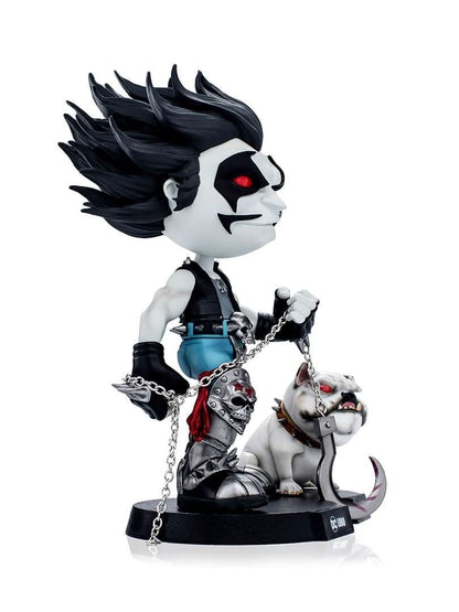Lobo and Dawg Statue - DC Comics - MiniCo - Iron Studios