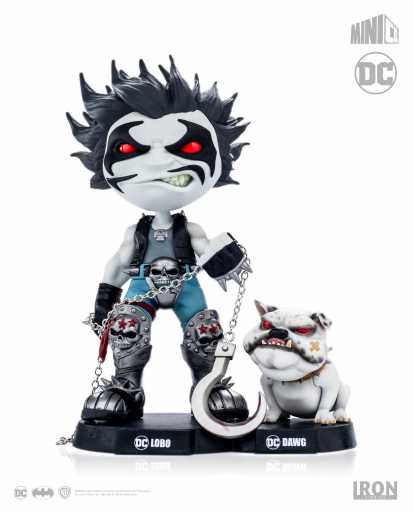 Lobo and Dawg Statue - DC Comics - MiniCo - Iron Studios