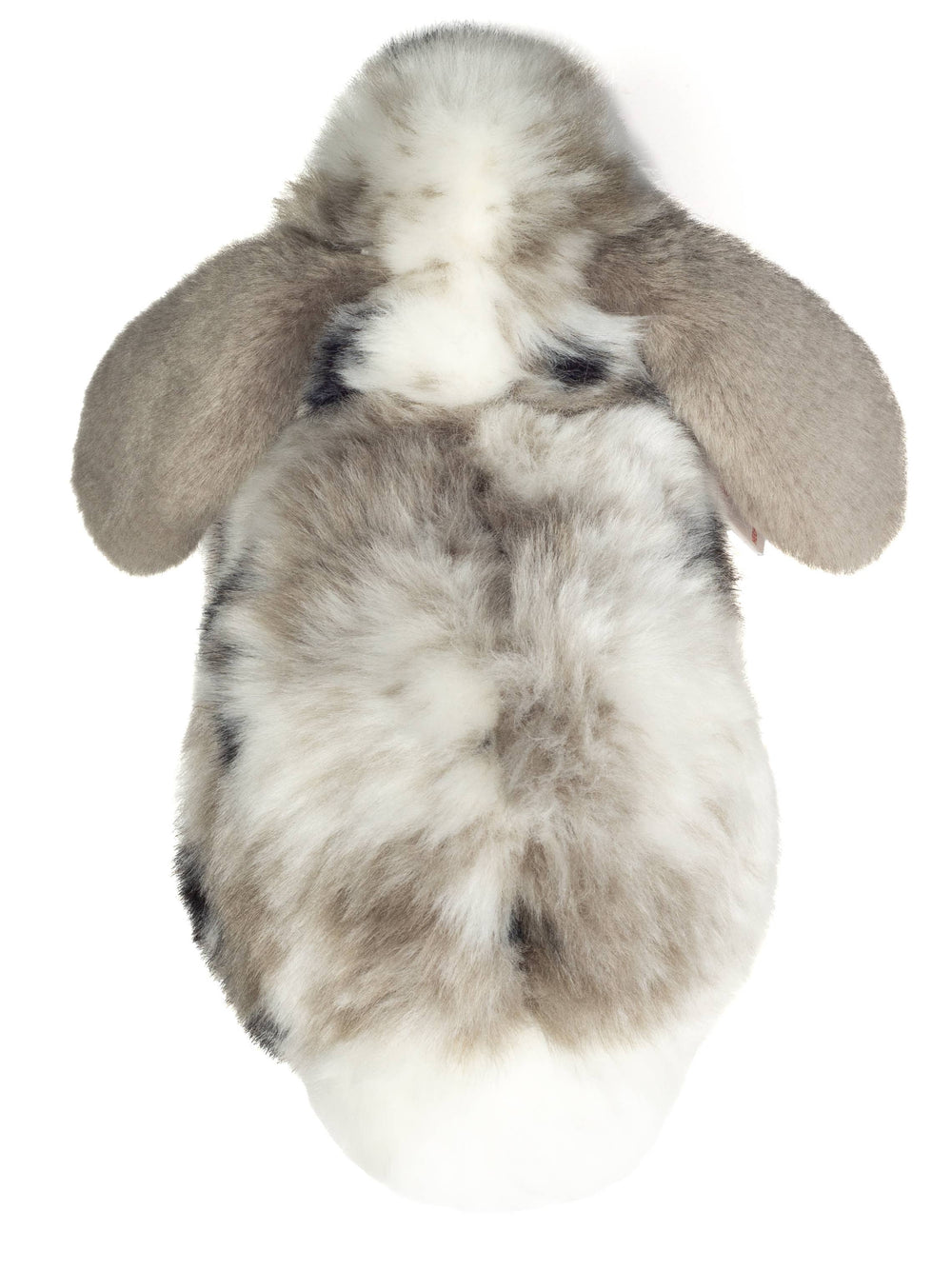 Peluche Lapin Bélier Gris-Blanc – 23 cm