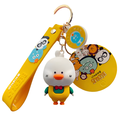 Beerus White Duck Key Ring
