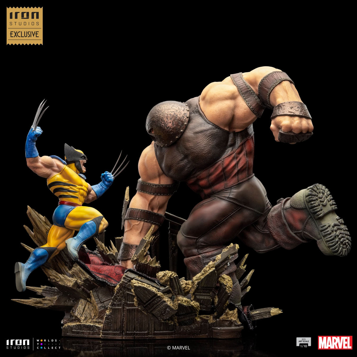 Wolverine vs. Juggernaut Statue - X-Men - Art Scale 1/10 - Marvel Comics
