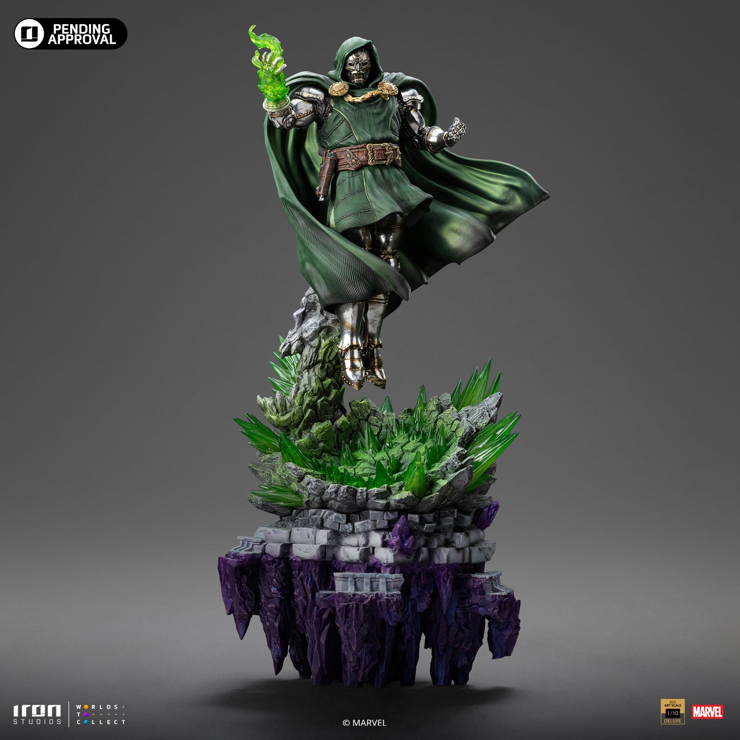 Doctor Doom Deluxe Statue - Infinity Gauntlet Diorama - BDS Art Scale 1/10 - Iron Studios