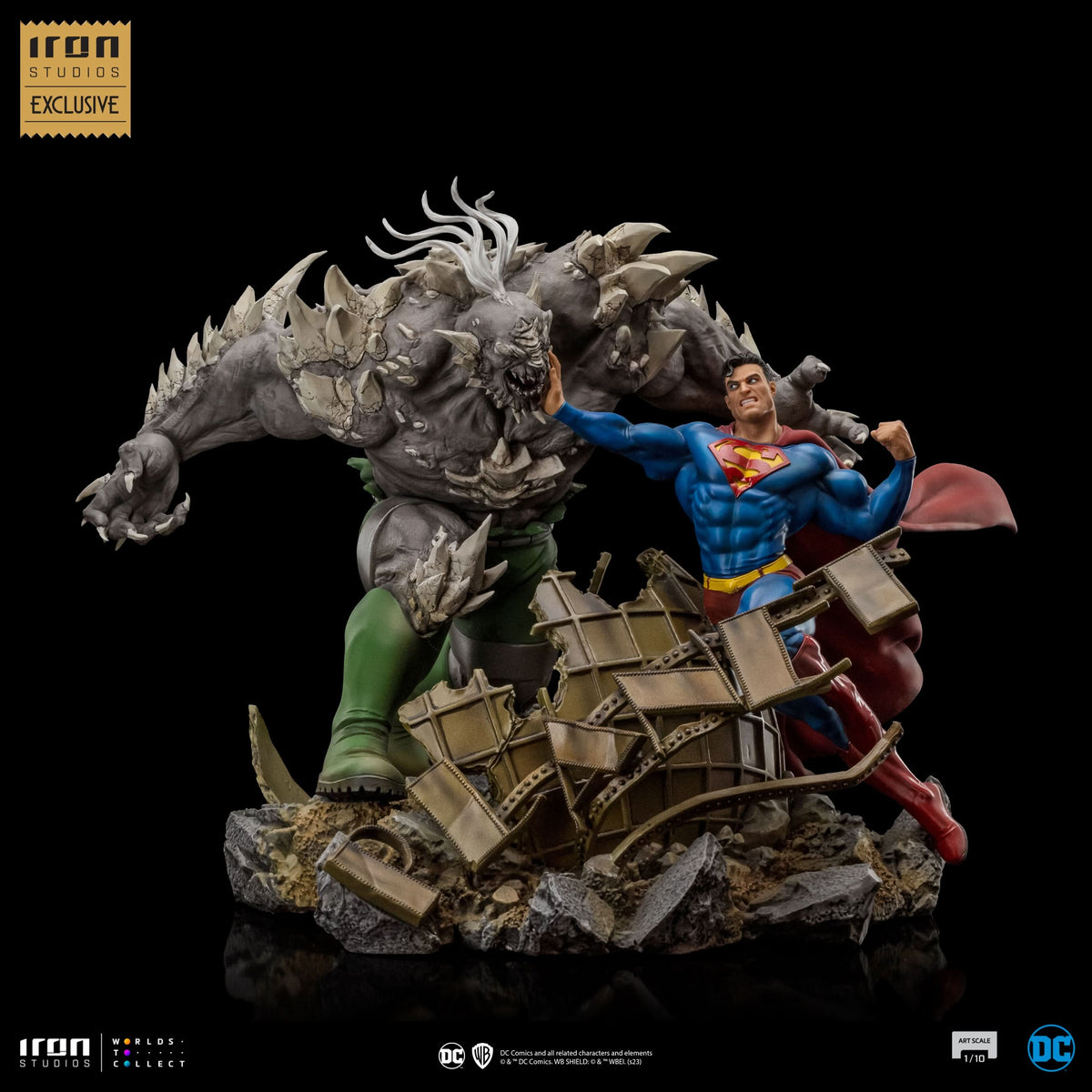 Superman vs Doomsday Statue - DC Comics - Art Scale 1/10 - Justice League