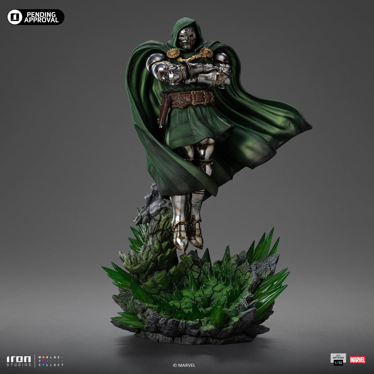 Doctor Doom Statue - Infinity Gauntlet Diorama - Art Scale 1/10 - Iron Studios