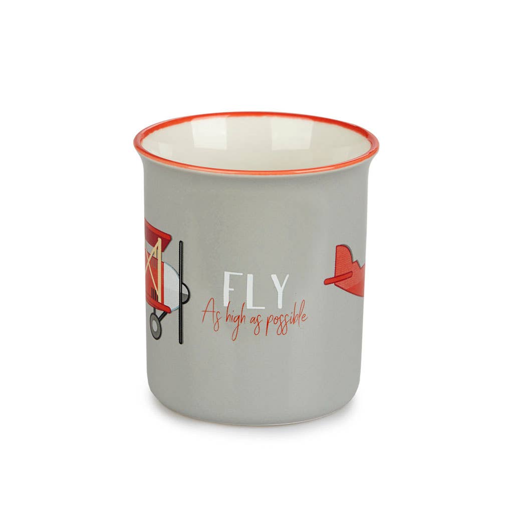 Mug, Flight, 312 ml, grey, ceramic
