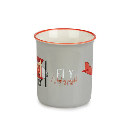 Mug, Flight, 312 ml, grey, ceramic