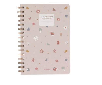 Geometric Nature School Notebook