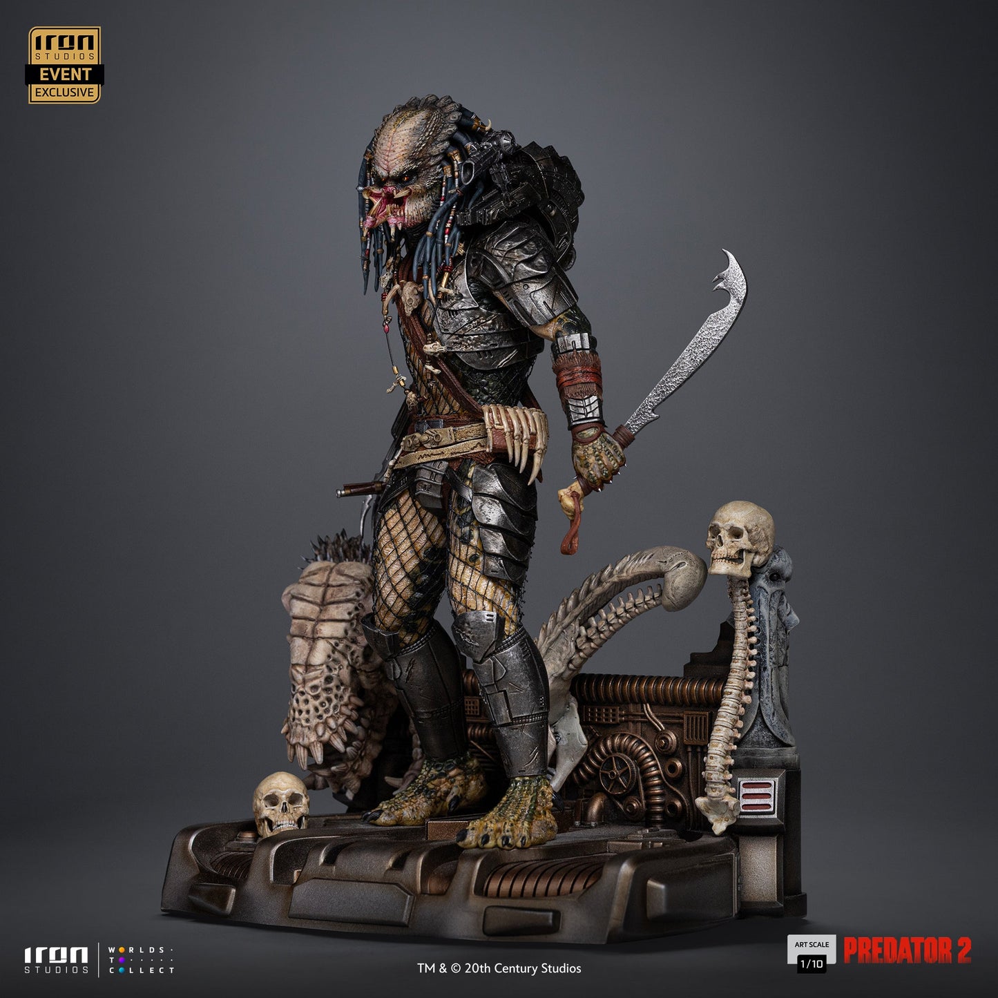 Elder Predator Statue (CCXP Event Exclusive 2025) - Predator 2 - Art Scale 1/10 - Iron Studios