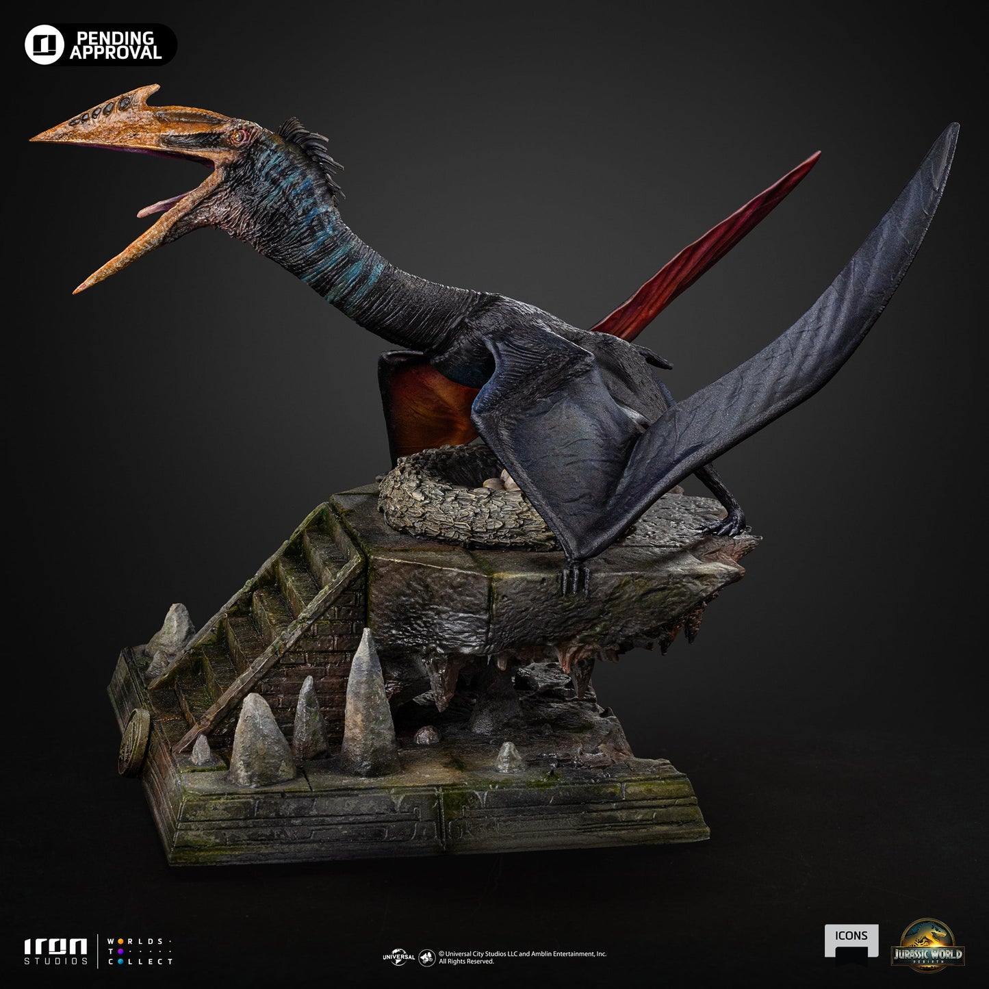 Pre-Order - Quetzalcoatlus Statue - Jurassic World: Rebirth - Icons - Iron Studios