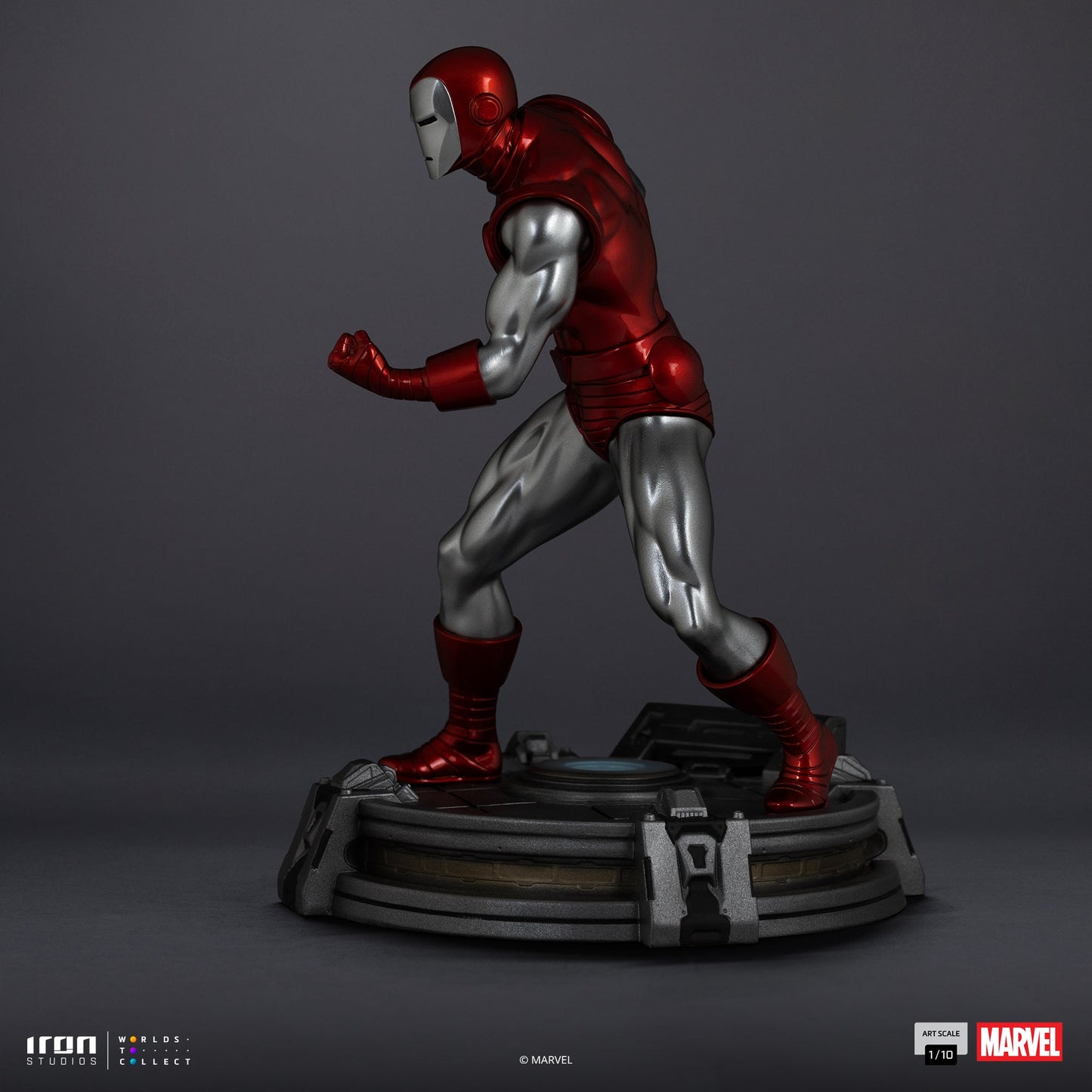 Iron Man Red & Chrome Statue - Marvel Comics - Art Scale 1/10 - Iron Studios