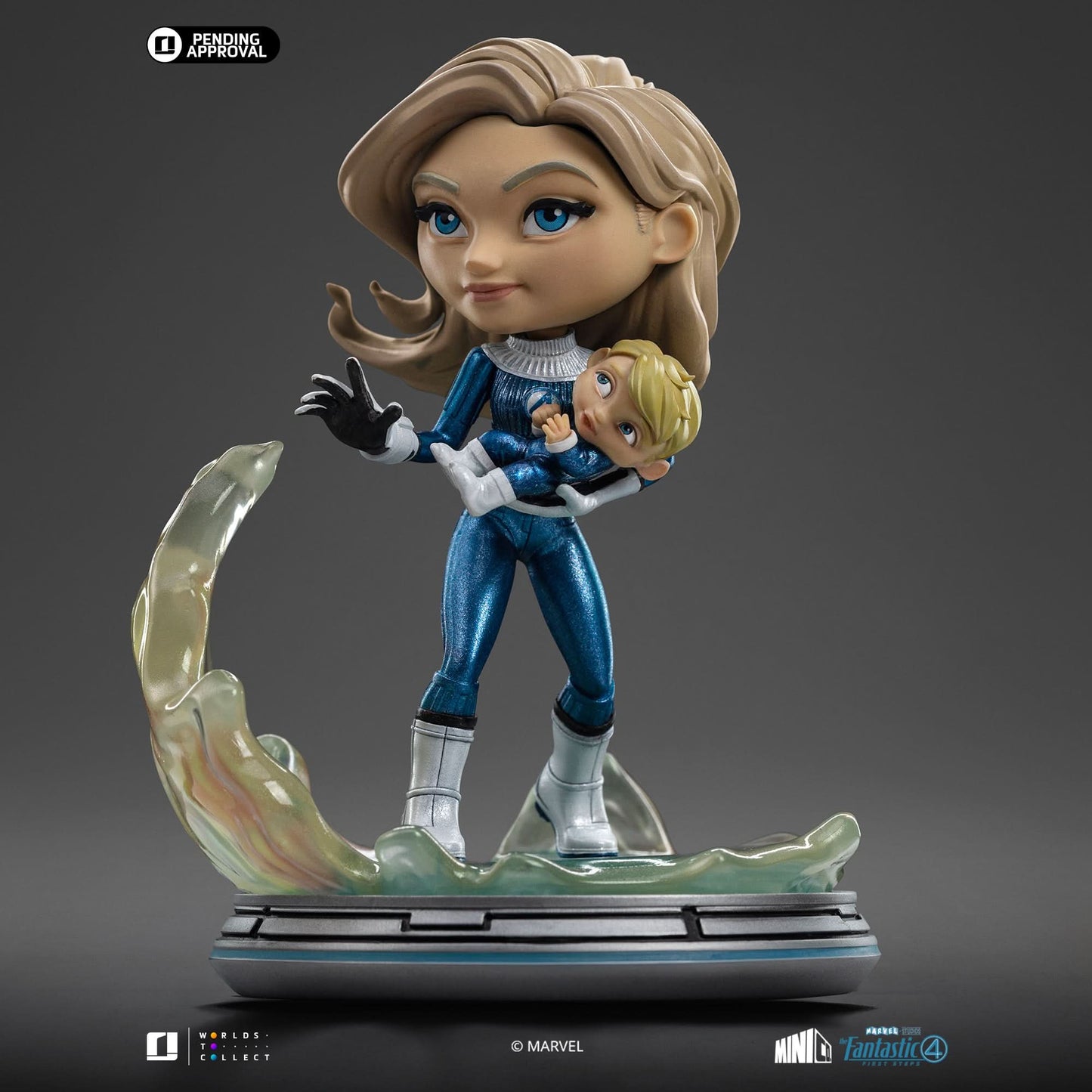Fantastic Four Pack Statue (Metallic Version) - The Fantastic Four: First Steps - Minico - Iron Studios