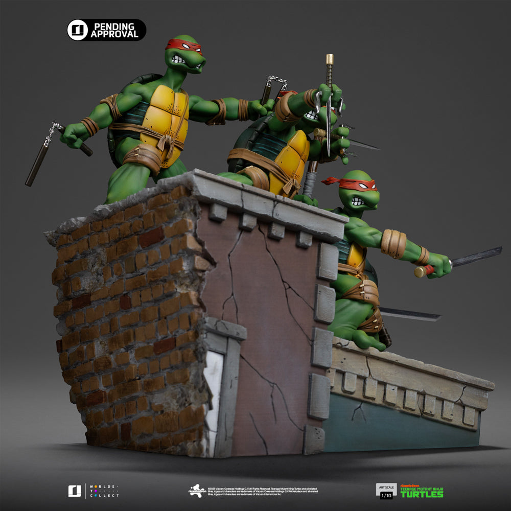 TMNT 1st Cover Set Statue - Teenage Mutant Ninja Turtles - Art Scale 1/10 - Iron Studios