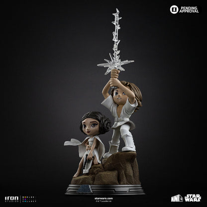 Pre-Order - Luke and Leia Statue - Star Wars - MiniCo - Iron Studios