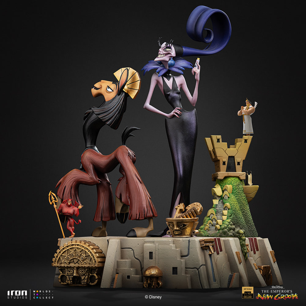Pre-Order - Kuzco and Yzma Statue - The Emperor's New Groove - Deluxe Art Scale 1/10 - Iron Studios