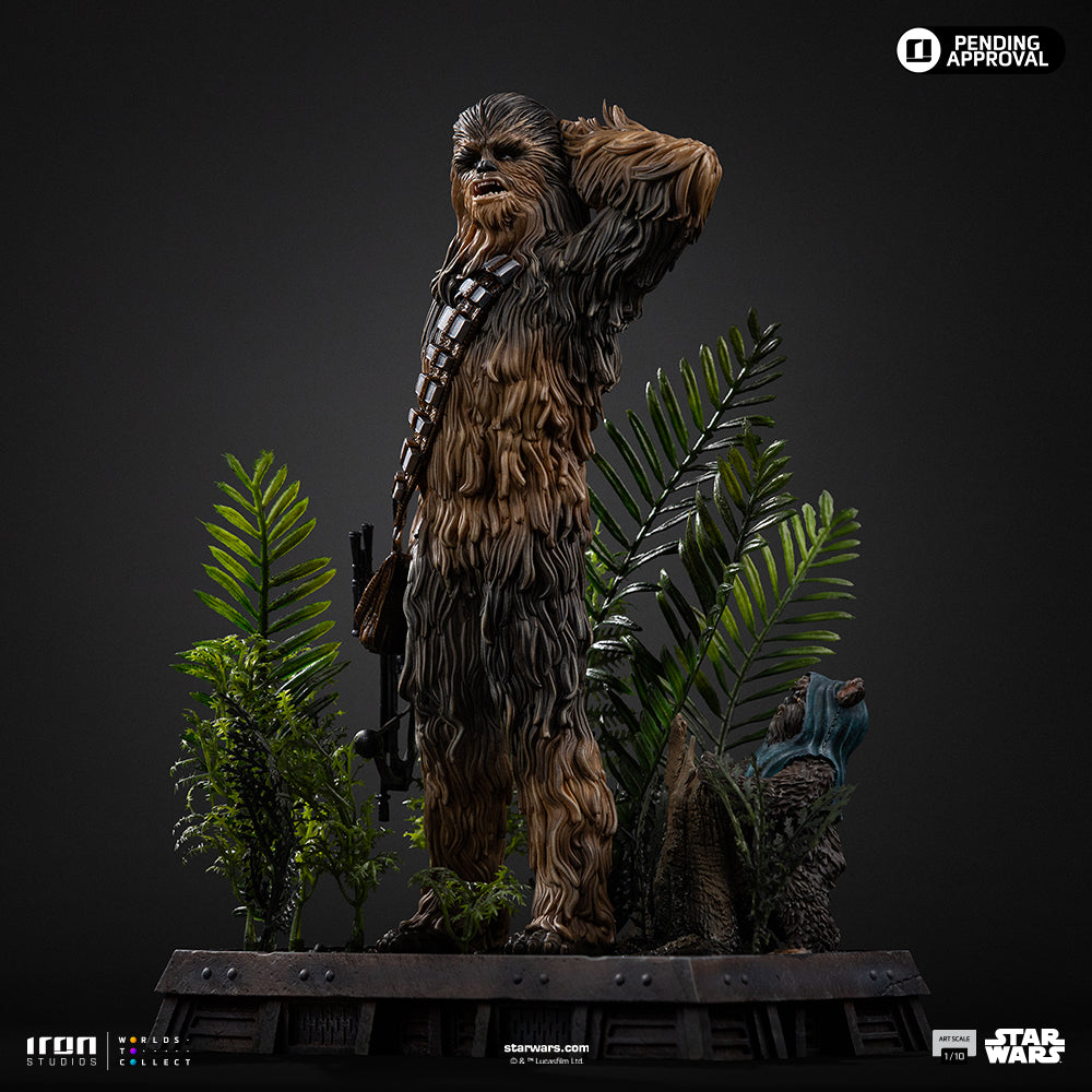 Pre-Order - Chewbacca and Tokkat Statue - Star Wars - Art Scale 1/10 - Iron Studios