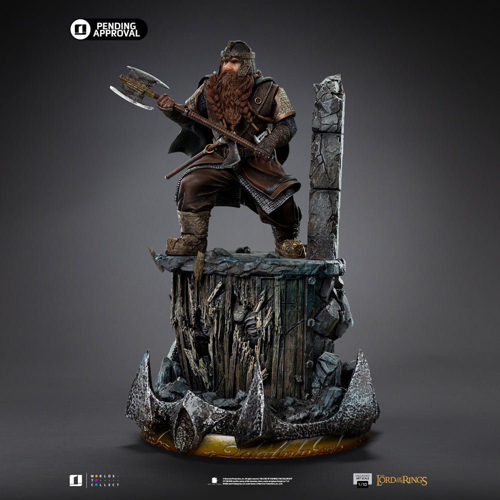 Pre-Order - Gimli Unleashed Statue - The Lord of the Rings - Art Scale 1/10 - Iron Studios