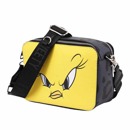 Sac à Bandoulière IBiscuit Looney Tunes « Tweety (Titi) Trouble » – Jaune