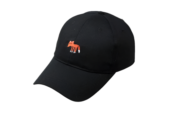 Embroidered Fox Cap