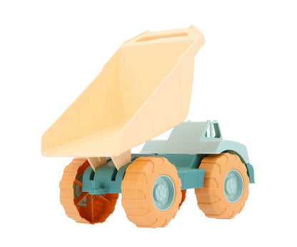 Green dump truck