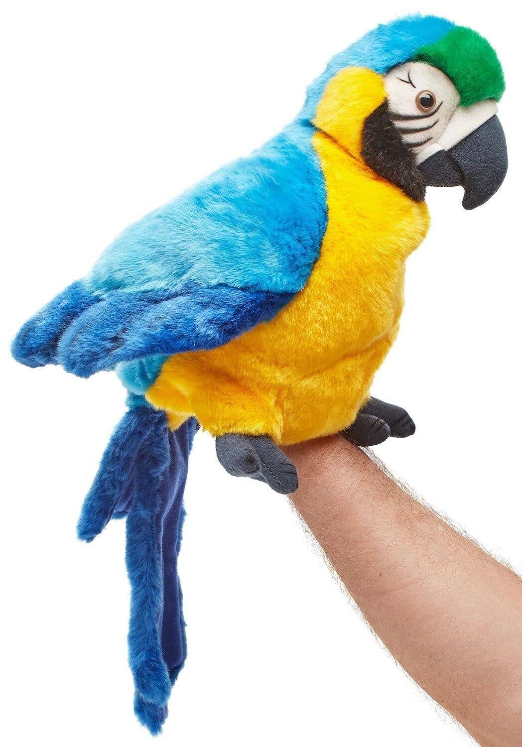 Parrot Hand Puppet with Rotating Head