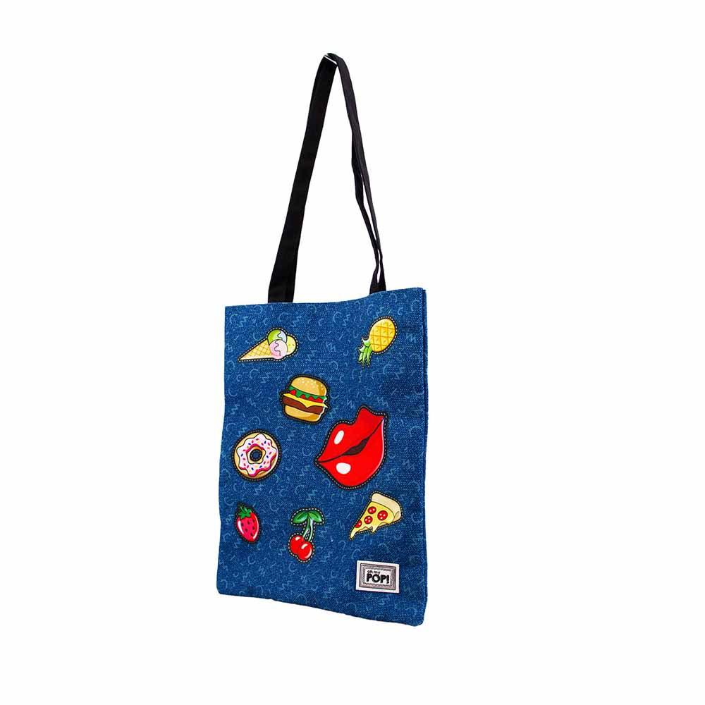 Tote Bag Oh My Pop! « Patches »