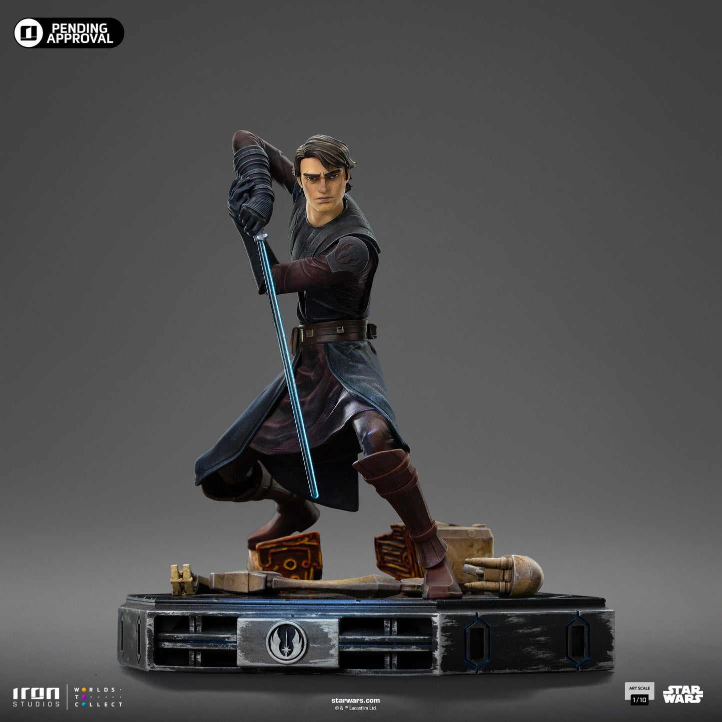 Anakin Skywalker Statue - Star Wars: Clone Wars - Art Scale 1/10 - Iron Studios