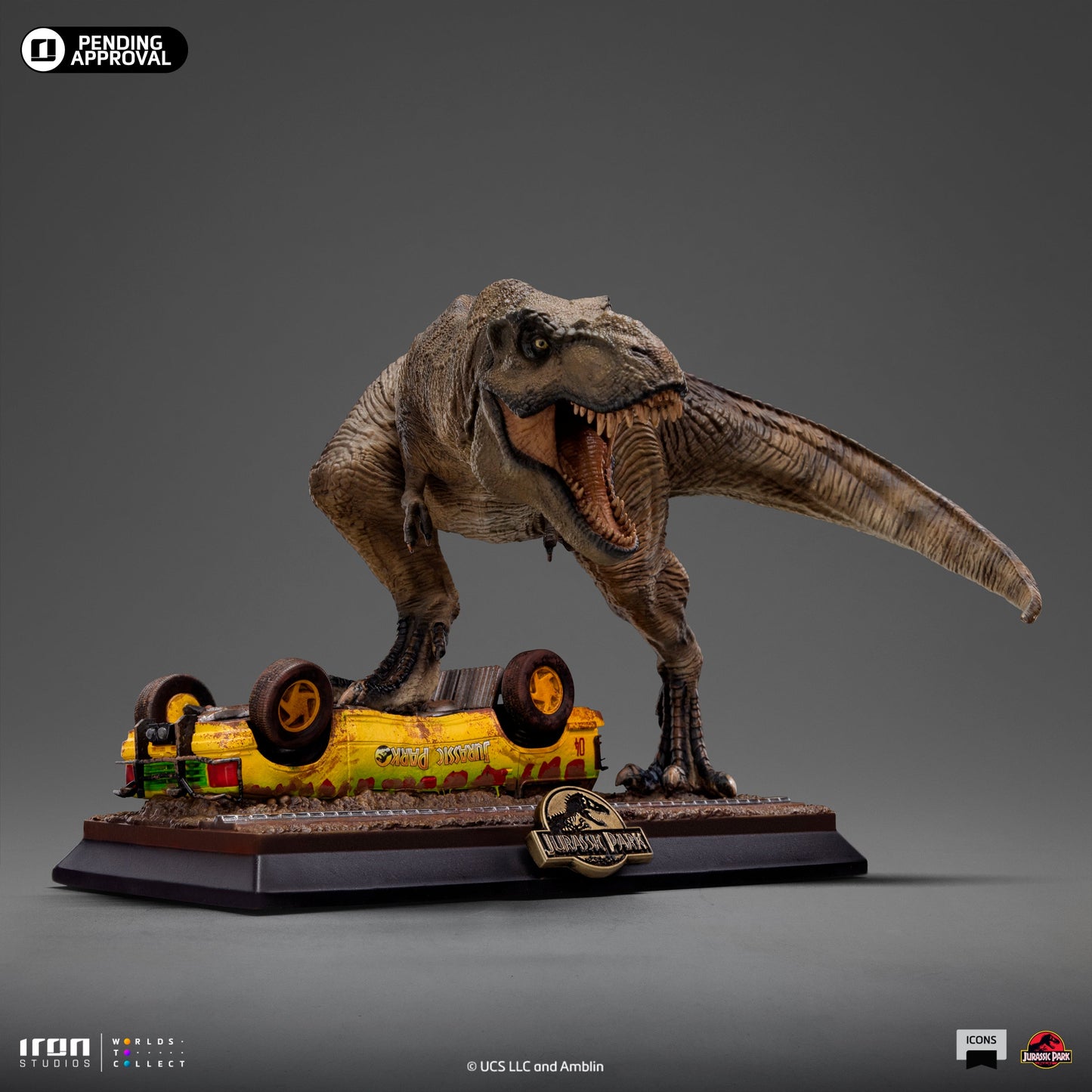 Statue T-Rex Attack - Jurassic Park - Icons - Jurassic World