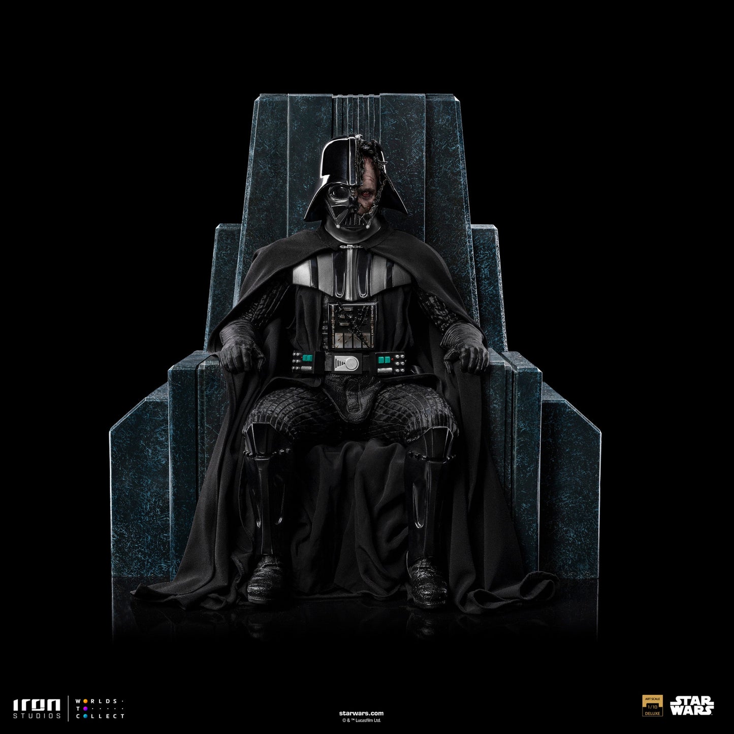 Darth Vader on Throne Statue - Star Wars: Obi-Wan Kenobi Series - Art Scale 1/10 - Iron Studios