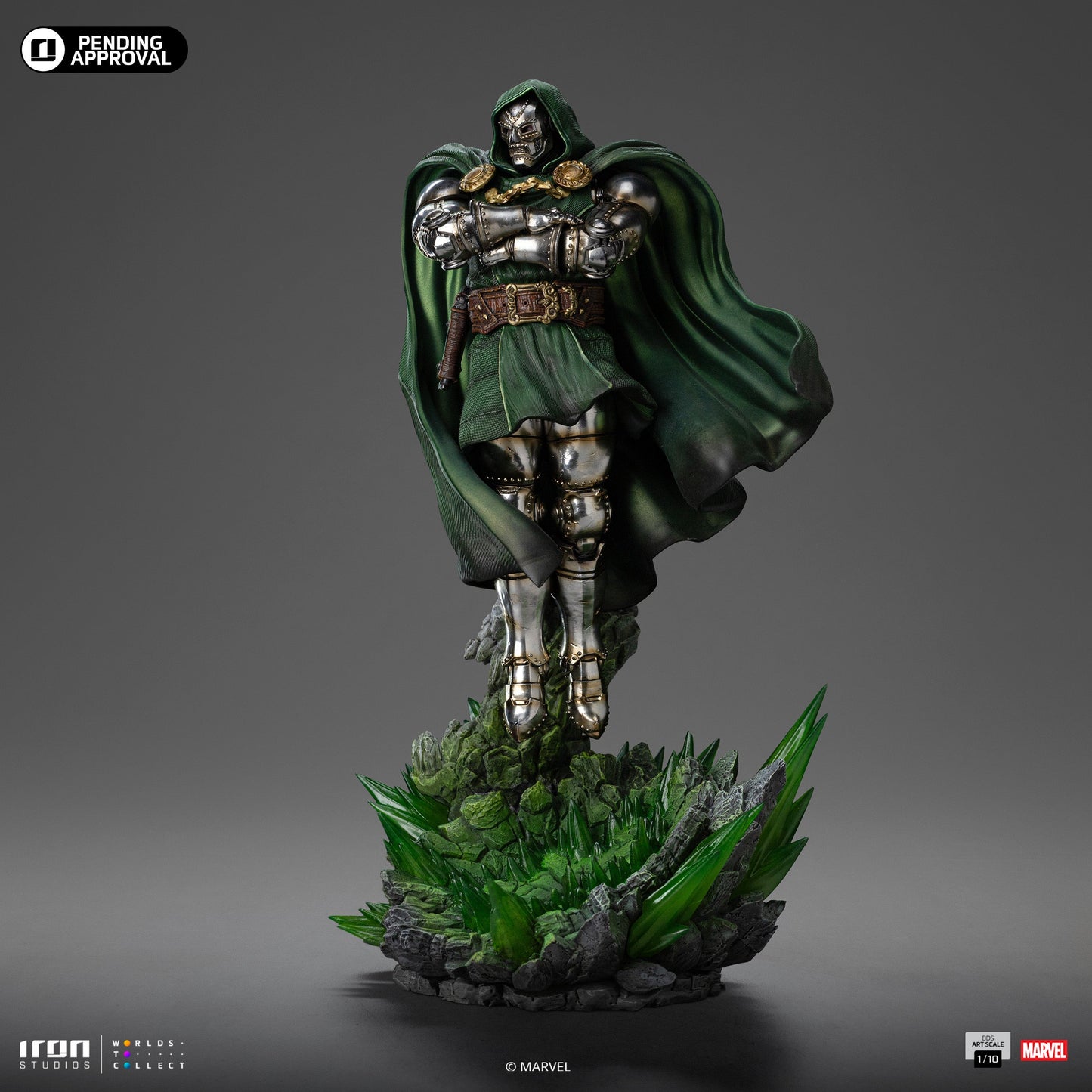 Doctor Doom Statue - Infinity Gauntlet Diorama - Art Scale 1/10 - Iron Studios