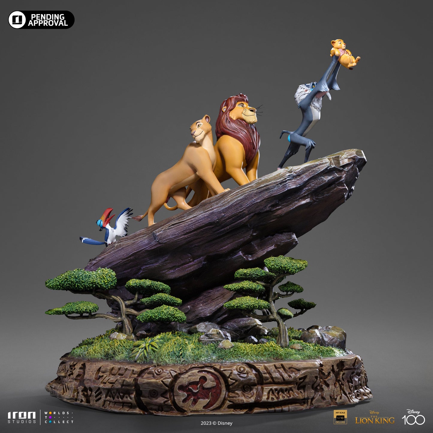 Statue Lion King Deluxe - Disney 100th - The Lion King - Art Scale 1/10 - Disney Classics