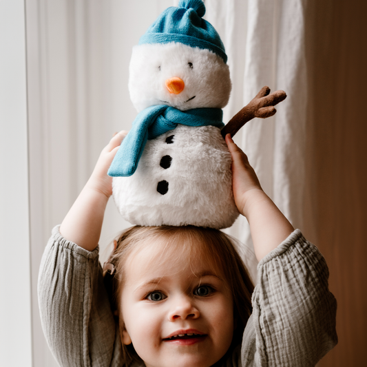 Bouillotte Peluche Warmies Bonhomme de neige