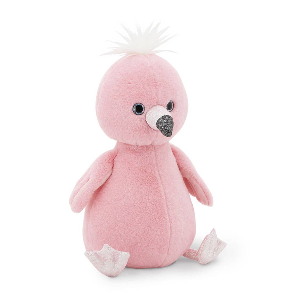 Fluffy the pink flamingo plush toy - 22 cm - 0+