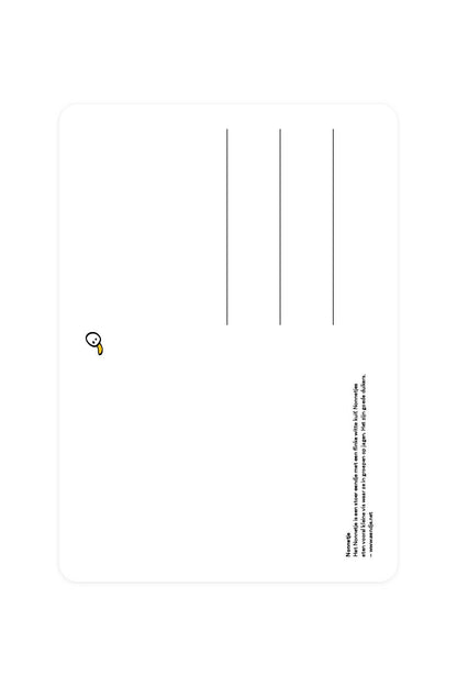 Carte postale avec nonne