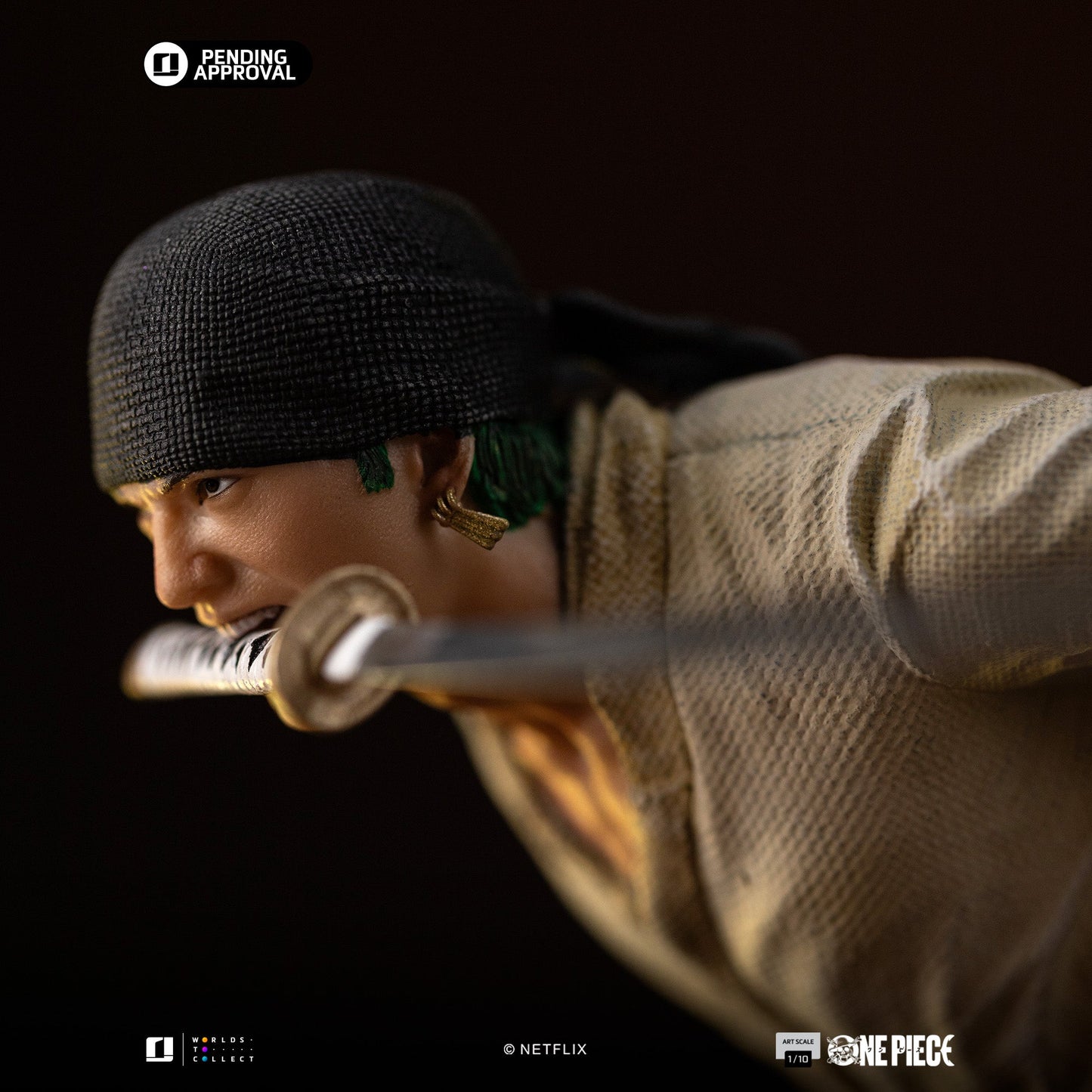 Pre-Order - Roronoa Zoro Statue - One Piece - Art Scale 1/10 - Iron Studios