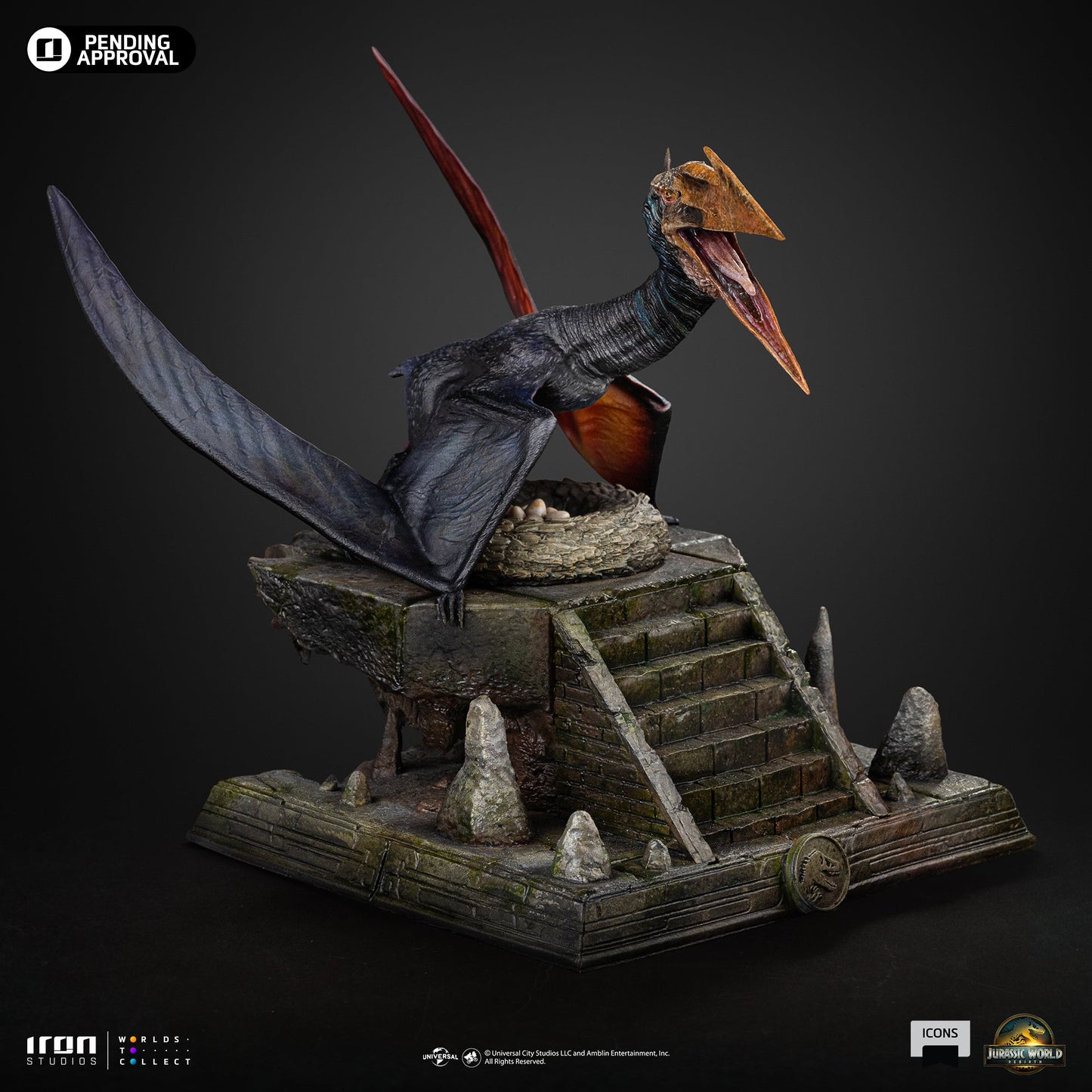 Pre-Order - Quetzalcoatlus Statue - Jurassic World: Rebirth - Icons - Iron Studios
