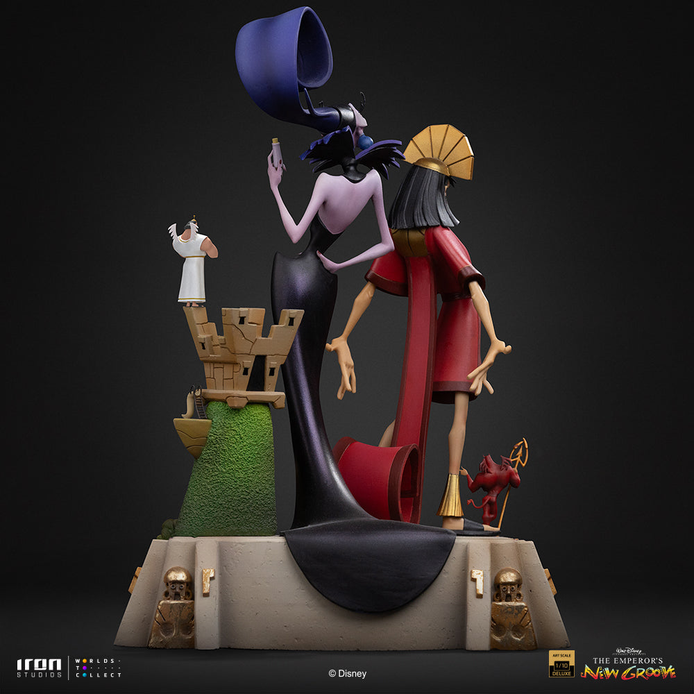 Pre-Order - Kuzco and Yzma Statue - The Emperor's New Groove - Deluxe Art Scale 1/10 - Iron Studios