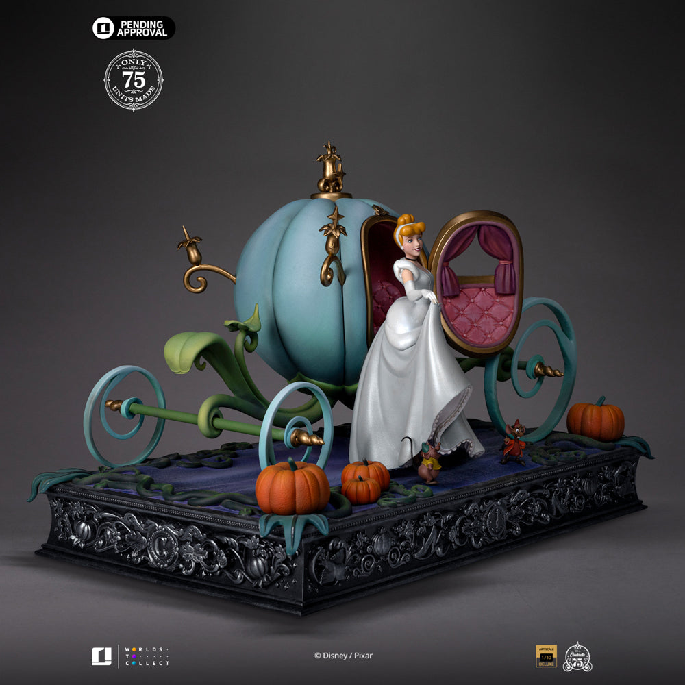 Pre-Order - Cinderella Deluxe Statue (75th Year Anniversary Version) - Disney Classics - Art Scale 1/10 - Iron Studios