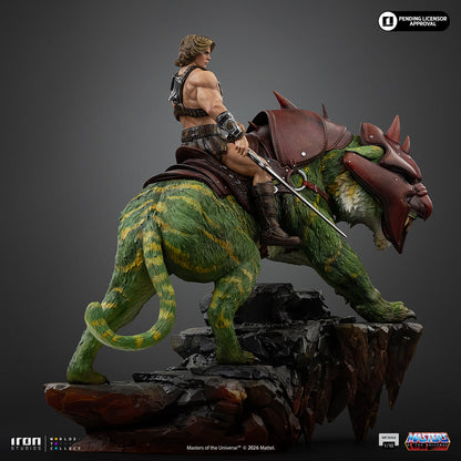 Pre-Order - He-Man and Battle Cat Statue - Masters of the Universe Movie - Deluxe Art Scale 1/10 - Iron Studios