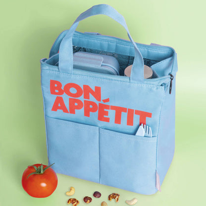 Sac Isotherme Bleu Clair Bon Appétit Helio Ferretti Vue 1