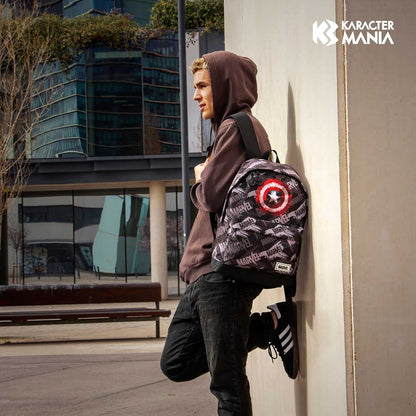 Sac à Dos HS FAN Marvel Captain America « Scratches »