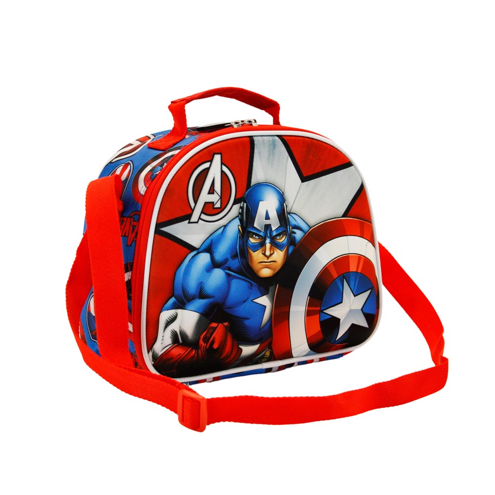Sac Repas 3D Marvel Captain America « Gravity »