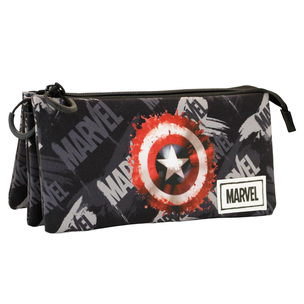 Trousse Triple FAN Marvel Captain America « Scratches »