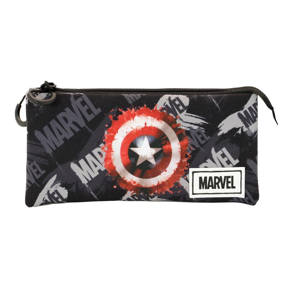 Trousse Triple FAN Marvel Captain America « Scratches »