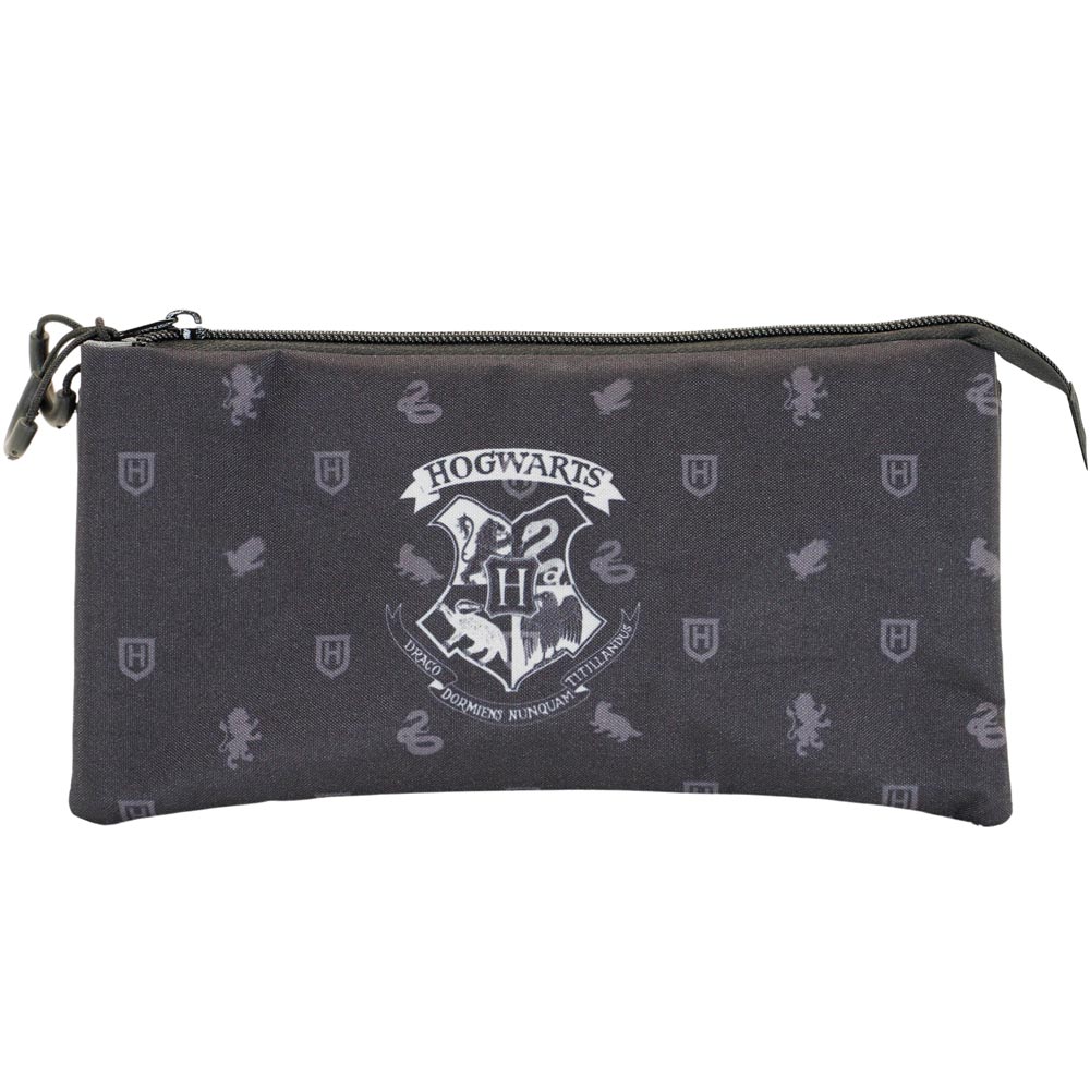 Trousse Triple FAN Harry Potter « Hogwarts » – Noir