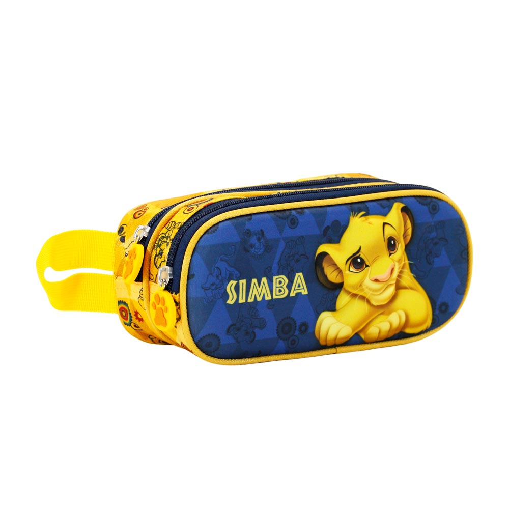 Trousse 3D Double Disney Le Roi Lion « Simba Rest »