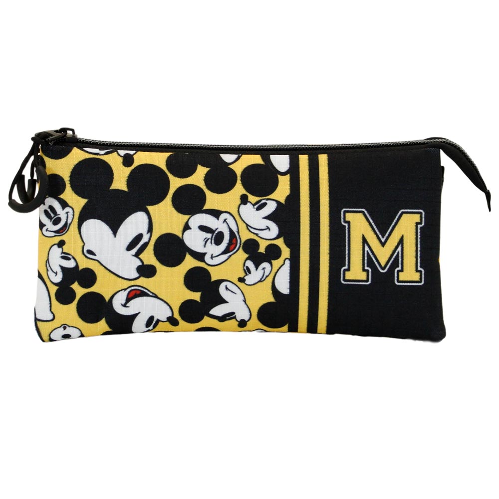 Trousse Triple ECO Disney Mickey Mouse « Yellow »