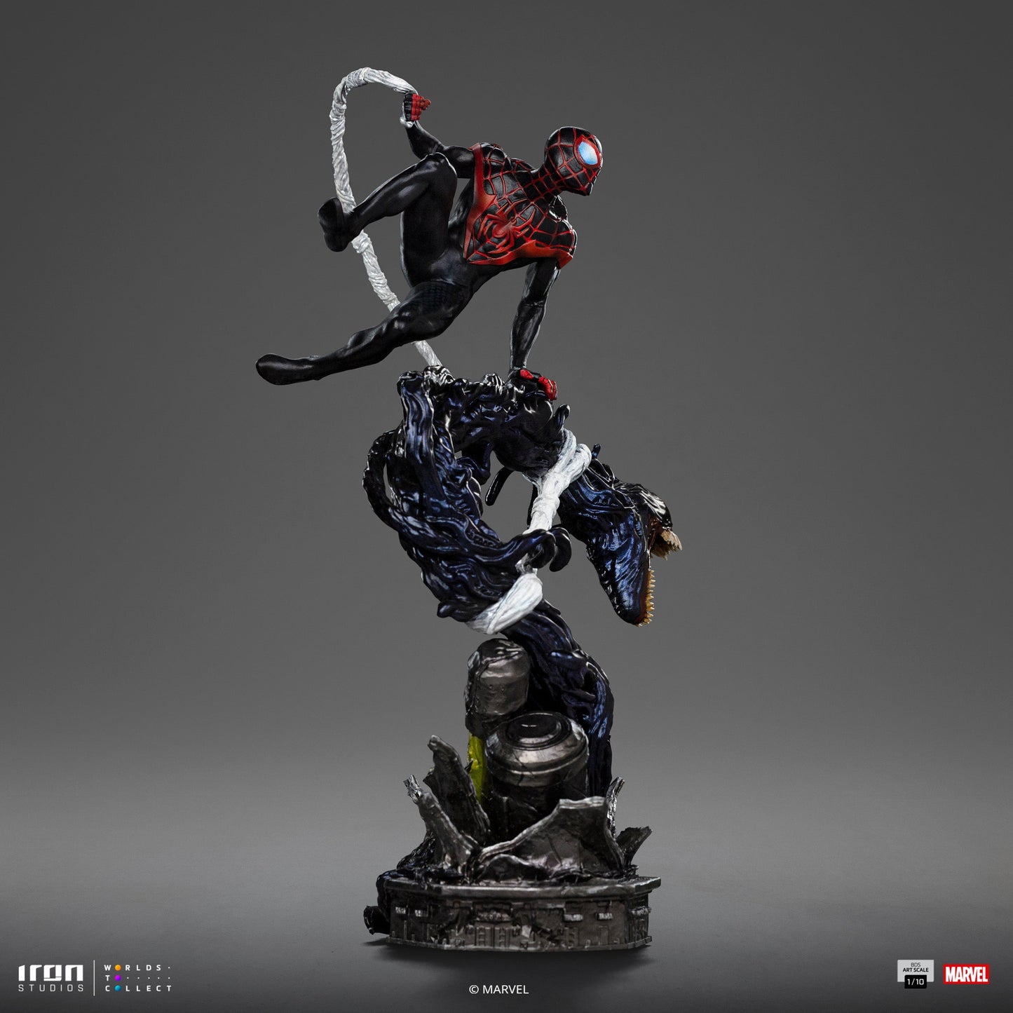 Miles Morales Statue - Spider-Man vs Villains Diorama - BDS Art Scale 1/10 - Iron Studios