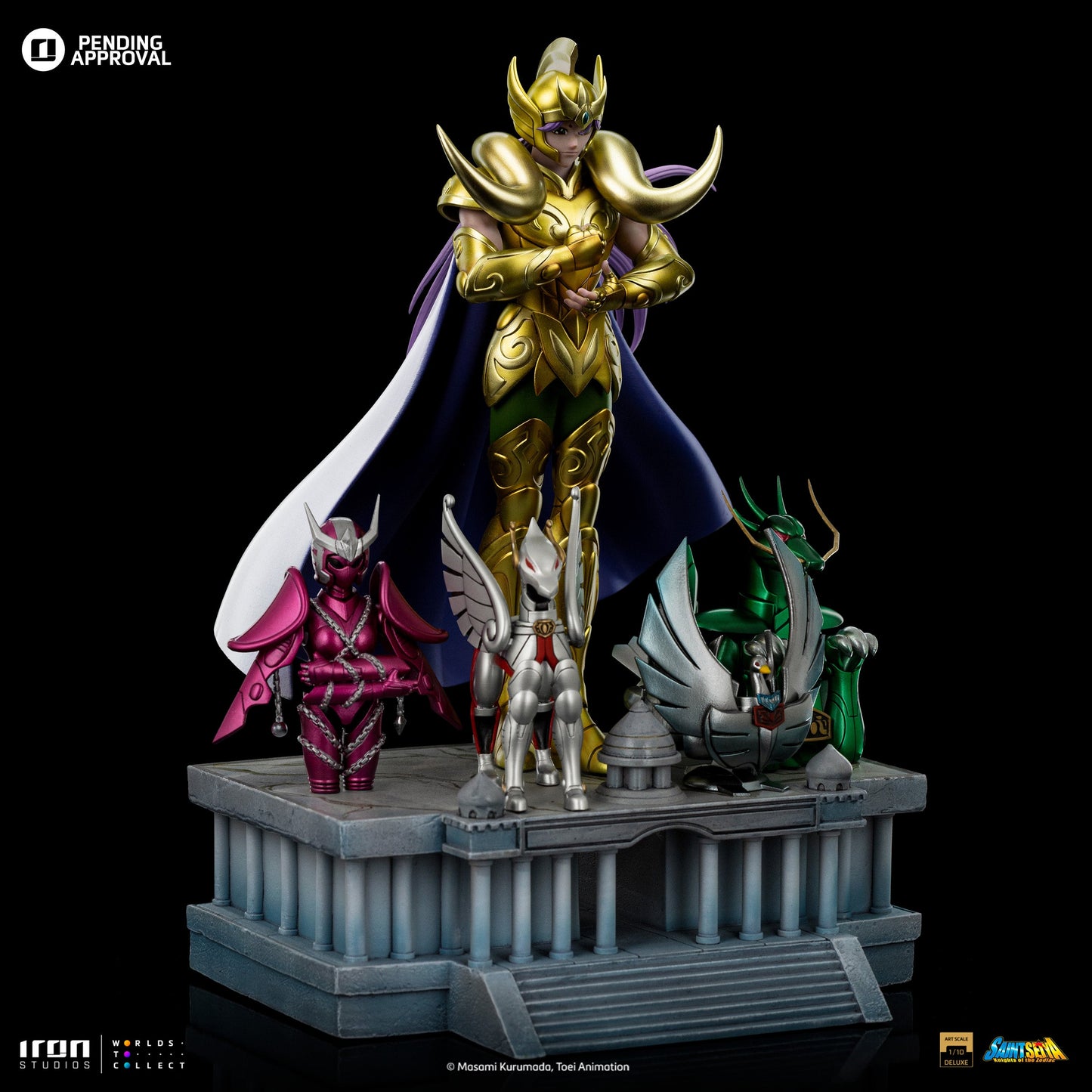 Aries Mu Statue - Saint Seiya - Deluxe Art Scale 1/10 - Iron Studios