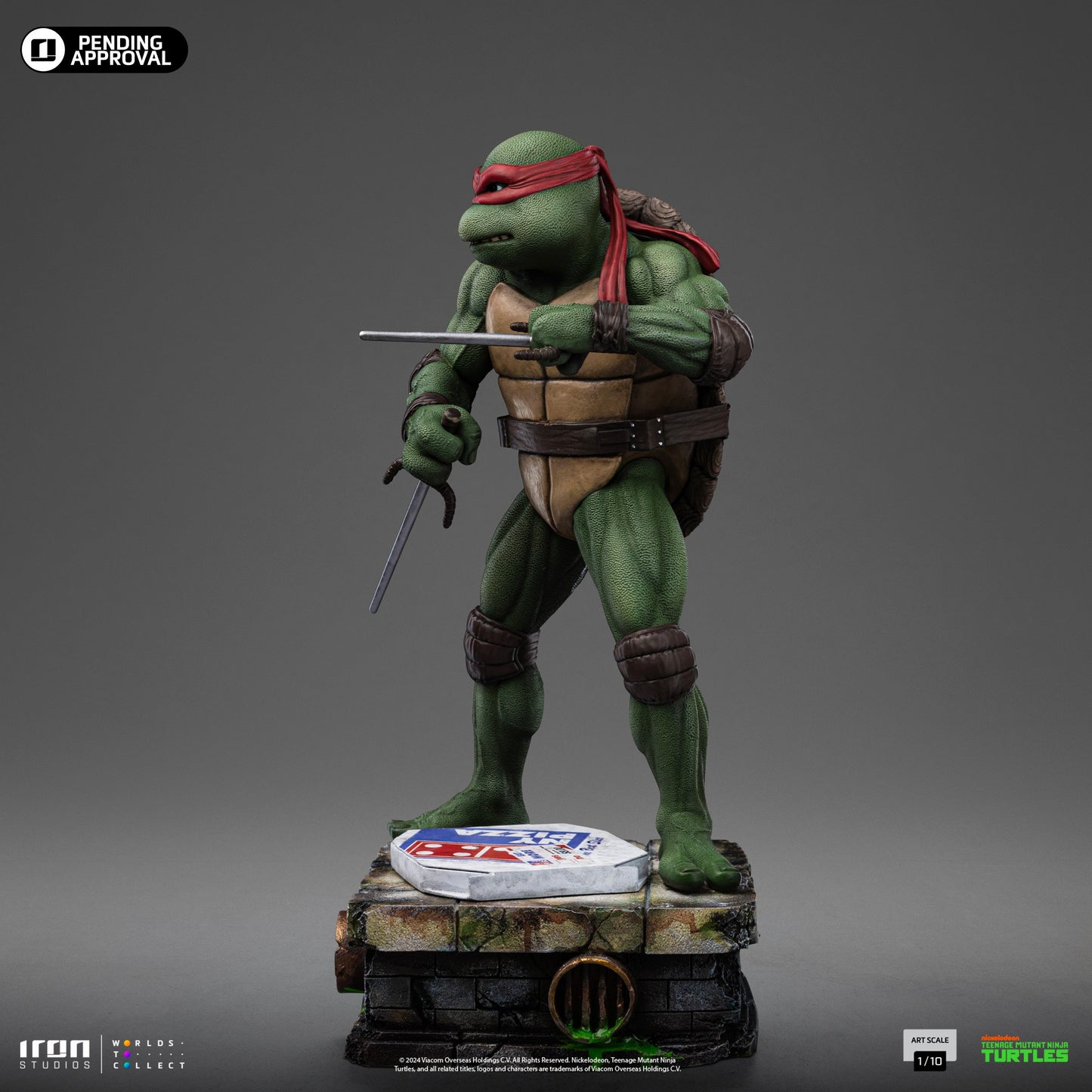 Raphael Statue - TMNT Movie - Art Scale 1/10 - Iron Studios
